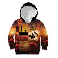 ANZAC Day Film Reel Lest We Forget Kid Hoodie Australia NZ Memorial