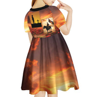ANZAC Day Film Reel Lest We Forget Kid Short Sleeve Dress Australia NZ Memorial
