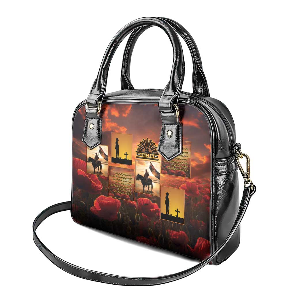 ANZAC Day Film Reel Lest We Forget Shoulder Handbag Australia NZ Memorial