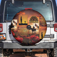 ANZAC Day Film Reel Lest We Forget Spare Tire Cover Australia NZ Memorial