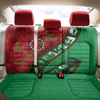 Personalised Cook Islands ANZAC 1915-2026 Filmstrip Back Car Seat Cover Lest We Forget 25 April