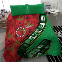 Personalised Cook Islands ANZAC 1915-2026 Filmstrip Bedding Set Lest We Forget 25 April