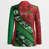 Personalised Cook Islands ANZAC 1915-2026 Filmstrip Blazer Lest We Forget 25 April