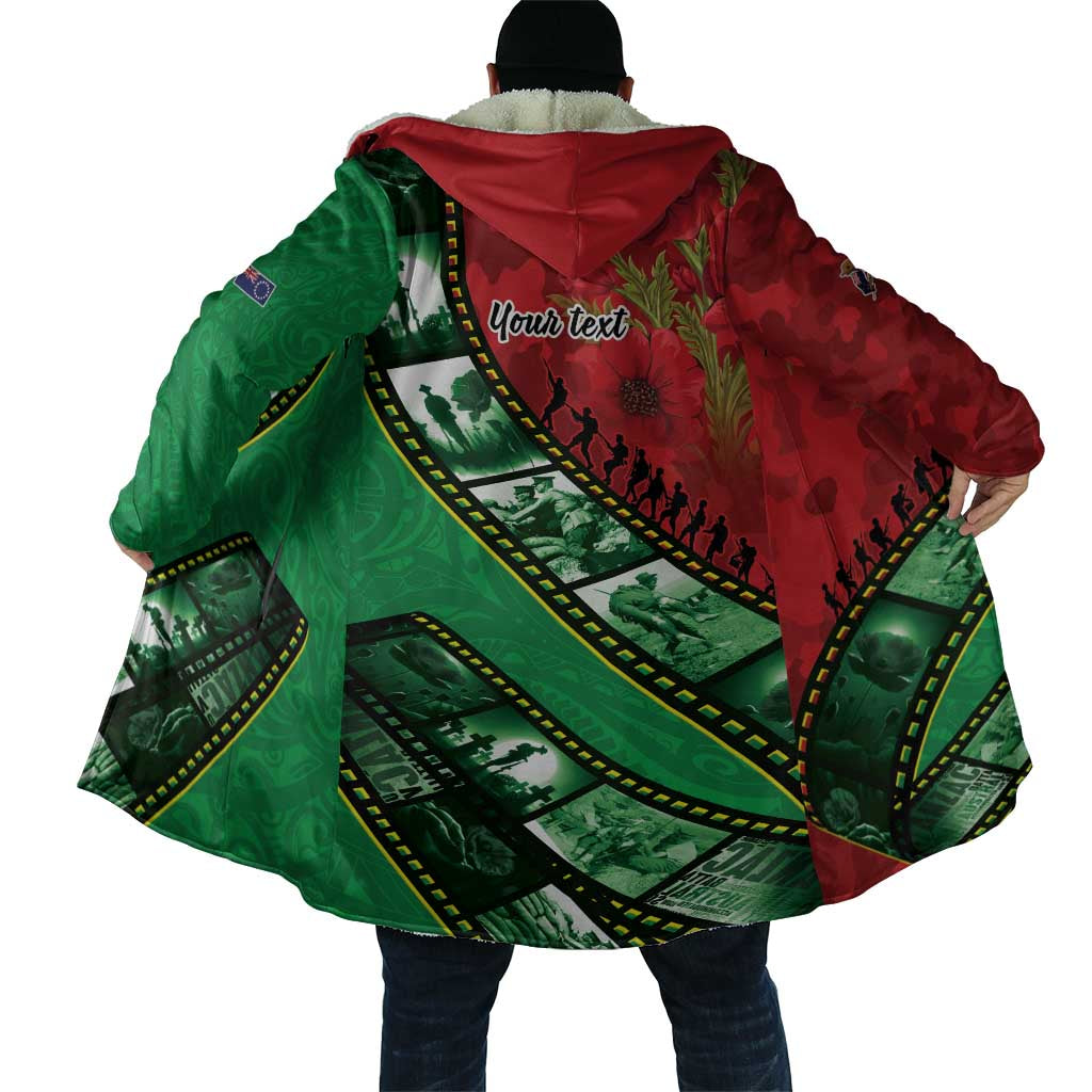 Personalised Cook Islands ANZAC 1915-2026 Filmstrip Cloak Lest We Forget 25 April