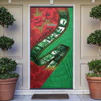 Personalised Cook Islands ANZAC 1915-2026 Filmstrip Door Cover Lest We Forget 25 April