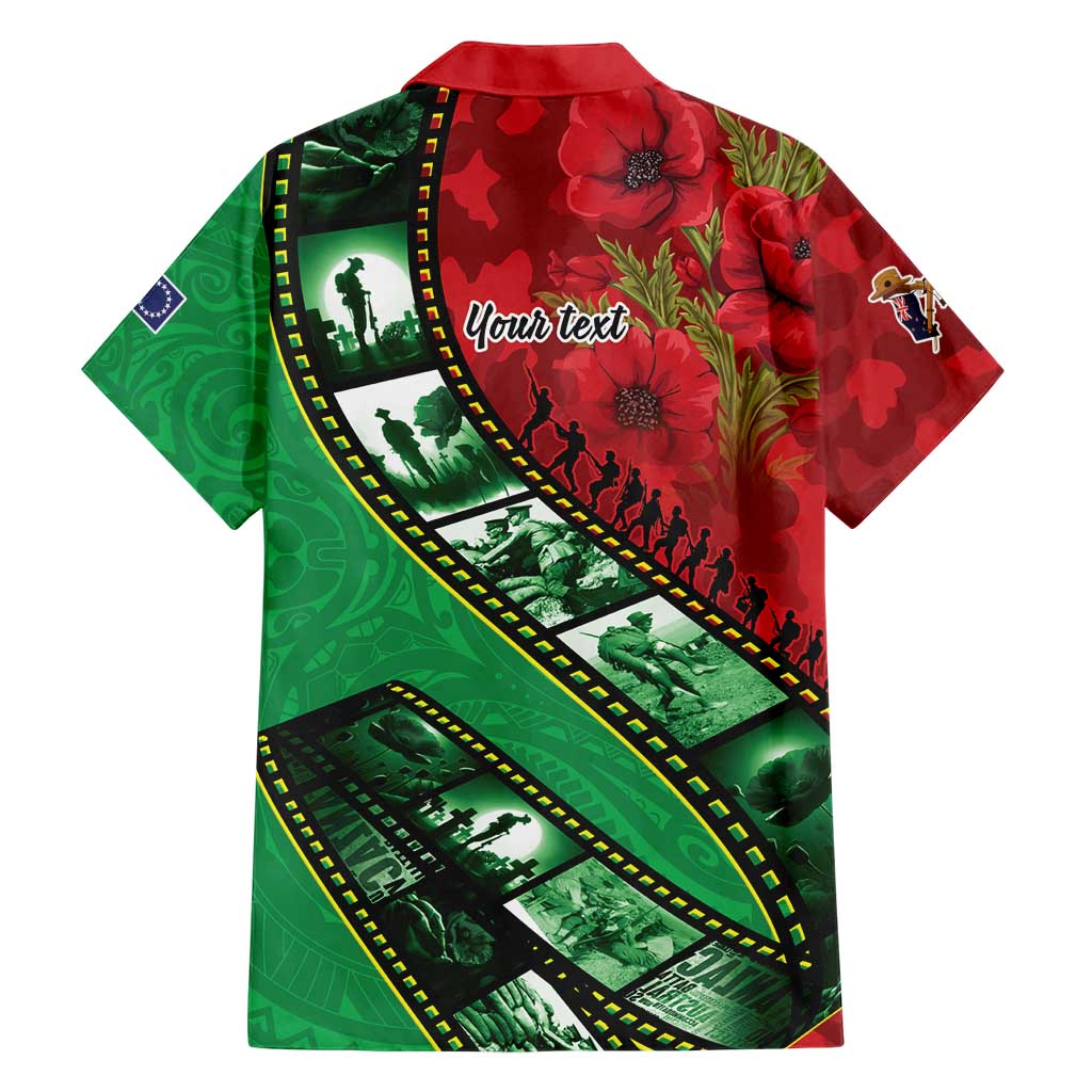 Personalised Cook Islands ANZAC 1915-2026 Filmstrip Family Matching Tank Maxi Dress and Hawaiian Shirt Lest We Forget 25 April LT9 - Polynesian Pride