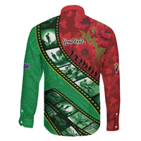 Personalised Cook Islands ANZAC 1915-2026 Filmstrip Family Matching Tank Maxi Dress and Hawaiian Shirt Lest We Forget 25 April LT9 - Polynesian Pride