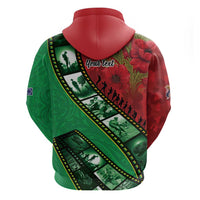 Personalised Cook Islands ANZAC 1915-2026 Filmstrip Hoodie Lest We Forget 25 April