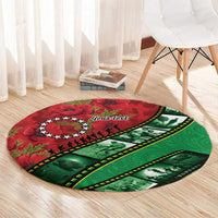Personalised Cook Islands ANZAC 1915-2026 Filmstrip Round Carpet Lest We Forget 25 April