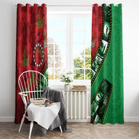 Personalised Cook Islands ANZAC 1915-2026 Filmstrip Window Curtain Lest We Forget 25 April