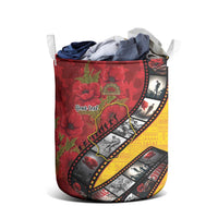 Personalised Niue ANZAC 1915-2026 Filmstrip Laundry Basket Lest We Forget 25 April