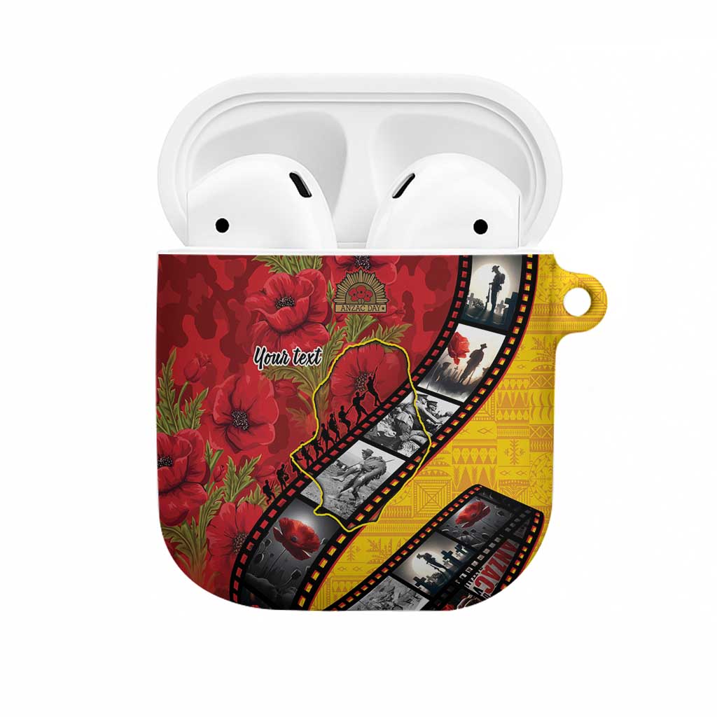 Personalised Niue ANZAC 1915-2026 Filmstrip AirPods Case Lest We Forget 25 April
