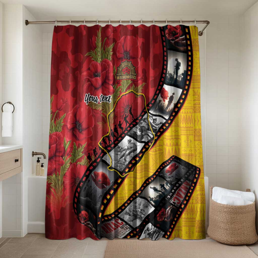 Personalised Niue ANZAC 1915-2026 Filmstrip Bathroom Set Lest We Forget 25 April