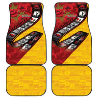 Personalised Niue ANZAC 1915-2026 Filmstrip Car Mats Lest We Forget 25 April