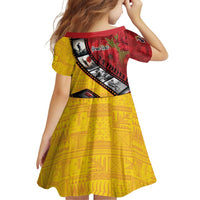 Personalised Niue ANZAC 1915-2026 Filmstrip Family Matching Off Shoulder Maxi Dress and Hawaiian Shirt Lest We Forget 25 April