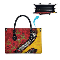 Personalised Niue ANZAC 1915-2026 Filmstrip Leather Bag Lest We Forget 25 April