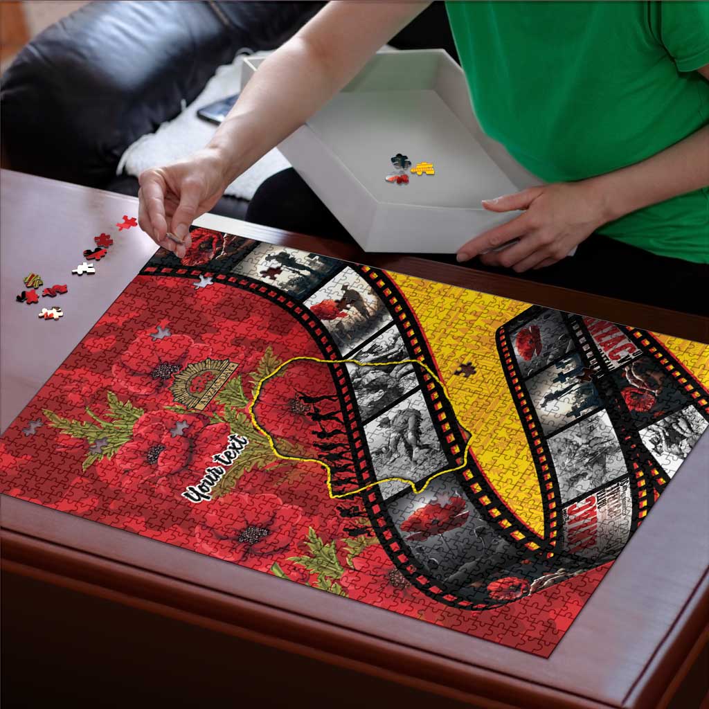 Personalised Niue ANZAC 1915-2026 Filmstrip Puzzle Lest We Forget 25 April