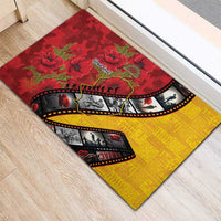 Personalised Niue ANZAC 1915-2026 Filmstrip Rubber Doormat Lest We Forget 25 April