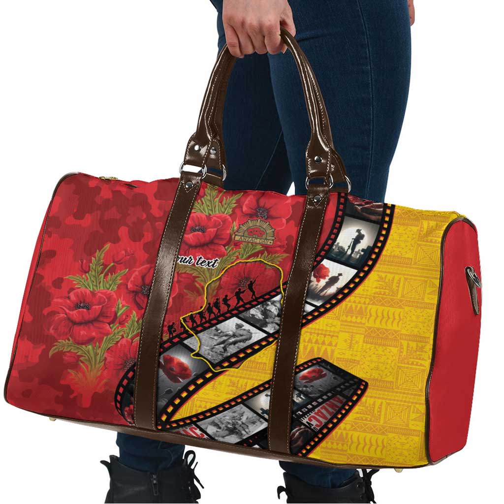Personalised Niue ANZAC 1915-2026 Filmstrip Travel Bag Lest We Forget 25 April