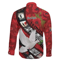 Personalised Tonga ANZAC 1915-2026 Filmstrip Family Matching Long Sleeve Bodycon Dress and Hawaiian Shirt Lest We Forget 25 April LT9 - Polynesian Pride