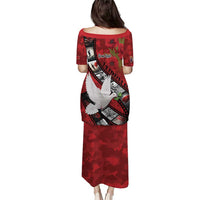 Personalised Tonga ANZAC 1915-2026 Filmstrip Family Matching Puletasi and Hawaiian Shirt Lest We Forget 25 April LT9 - Polynesian Pride
