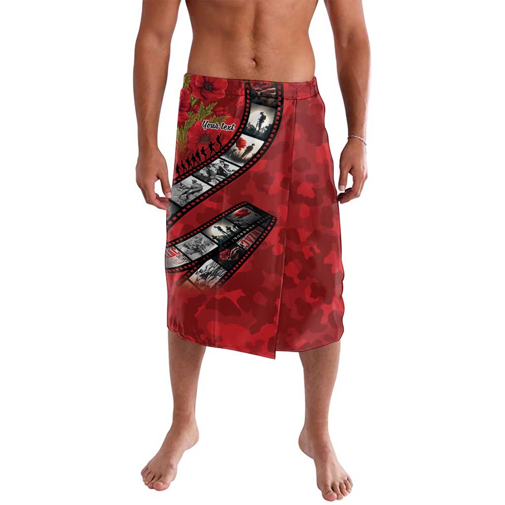 Personalised Tonga ANZAC 1915-2026 Filmstrip Lavalava Lest We Forget 25 April