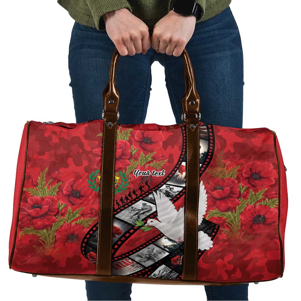 Personalised Tonga ANZAC 1915-2026 Filmstrip Travel Bag Lest We Forget 25 April