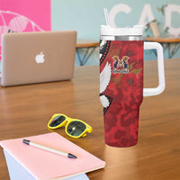 Personalised Tonga ANZAC 1915-2026 Filmstrip Tumbler With Handle Lest We Forget 25 April