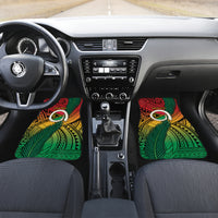 Personalised Vanuatu Yumi 44th Indipendens Dei Car Mats Vanuatuan Broad Tusk with Polynesian Tribal