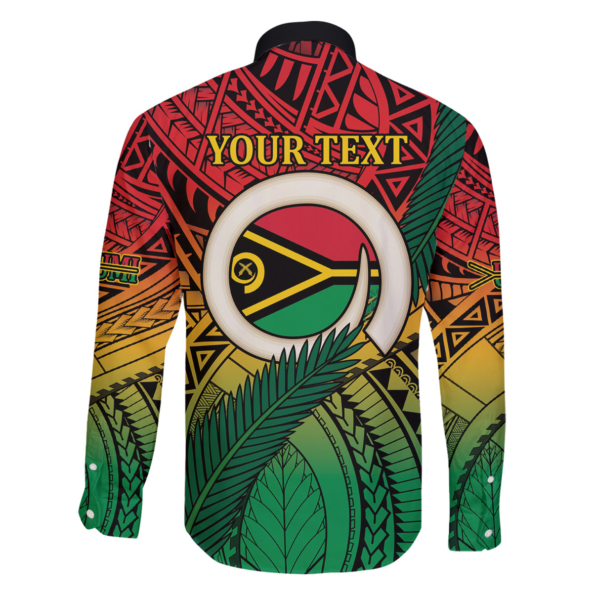 Personalised Vanuatu Yumi 44th Indipendens Dei Family Matching Mermaid Dress and Hawaiian Shirt Vanuatuan Broad Tusk with Polynesian Tribal LT9 - Polynesian Pride
