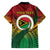 Personalised Vanuatu Yumi 44th Indipendens Dei Hawaiian Shirt Vanuatuan Broad Tusk with Polynesian Tribal