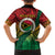 Personalised Vanuatu Yumi 44th Indipendens Dei Hawaiian Shirt Vanuatuan Broad Tusk with Polynesian Tribal