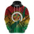 Personalised Vanuatu Yumi 44th Indipendens Dei Hoodie Vanuatuan Broad Tusk with Polynesian Tribal