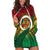 Personalised Vanuatu Yumi 44th Indipendens Dei Hoodie Dress Vanuatuan Broad Tusk with Polynesian Tribal