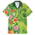 Polynesian Tribal Flower Tattoo Hawaiian Shirt Special Lime Green Vibe