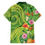 Polynesian Tribal Flower Tattoo Hawaiian Shirt Special Lime Green Vibe