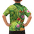 Polynesian Tribal Flower Tattoo Hawaiian Shirt Special Lime Green Vibe