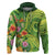 Polynesian Tribal Flower Tattoo Hoodie Special Lime Green Vibe