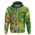 Polynesian Tribal Flower Tattoo Hoodie Special Lime Green Vibe