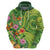 Polynesian Tribal Flower Tattoo Hoodie Special Lime Green Vibe