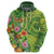 Polynesian Tribal Flower Tattoo Hoodie Special Lime Green Vibe