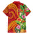 Polynesian Tribal Flower Tattoo Hawaiian Shirt Special Vermilion Vibe