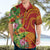 Polynesian Tribal Flower Tattoo Hawaiian Shirt Special Vermilion Vibe