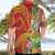 Polynesian Tribal Flower Tattoo Hawaiian Shirt Special Vermilion Vibe