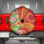 Polynesian Tribal Flower Tattoo Spare Tire Cover Special Vermilion Vibe