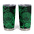 Green Polynesian Tahiti Island Tumbler Cup The Wave of Water