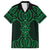 Kakariki Maori Ta Moko Poutama Art Family Matching Long Sleeve Bodycon Dress and Hawaiian Shirt