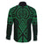 Kakariki Maori Ta Moko Poutama Art Family Matching Long Sleeve Bodycon Dress and Hawaiian Shirt
