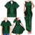 Kakariki Maori Ta Moko Poutama Art Family Matching Tank Maxi Dress and Hawaiian Shirt