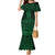 Kakariki Maori Ta Moko Poutama Art Mermaid Dress